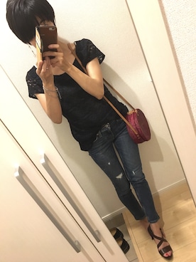 A(￣▽￣)Aさん（レディース・154cm）の夏コーディネート