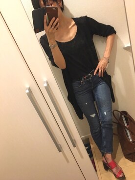 A( ̄▽ ̄)Aさん(レディース・154cm)の夏コーディネート