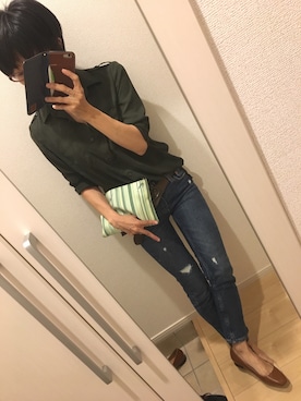 A(￣▽￣)Aさん（レディース・154cm）の秋コーディネート