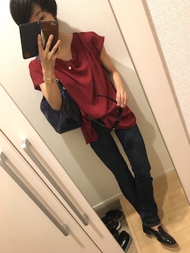 A(￣▽￣)Aさん（レディース・154cm）の秋コーディネート