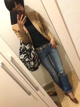 A(￣▽￣)Aさん（レディース・154cm）の秋コーディネート