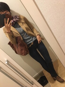 A( ̄▽ ̄)Aさん(レディース・154cm)の秋コーディネート