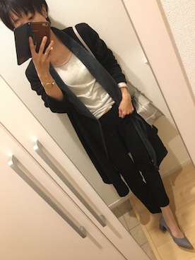 「pas de calais（パドカレ）のアイテム」を使った、A(￣▽￣)Aさん（レディース・154cm）の秋コーディネート