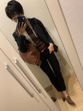 A( ̄▽ ̄)Aさん(レディース・154cm)の冬コーディネート