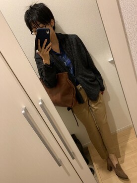 「pas de calais（パドカレ）のアイテム」を使った、A(￣▽￣)Aさん（レディース・154cm）の冬コーディネート