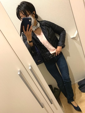 A(￣▽￣)Aさん（レディース・154cm）の春コーディネート