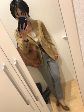 A(￣▽￣)Aさん（レディース・154cm）の春コーディネート