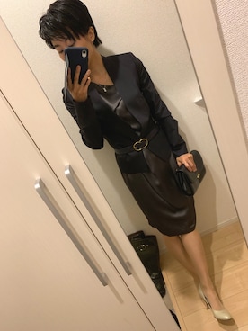 「SIENA（シエナ）のアイテム」を使った、A(￣▽￣)Aさん（レディース・154cm）の春コーディネート