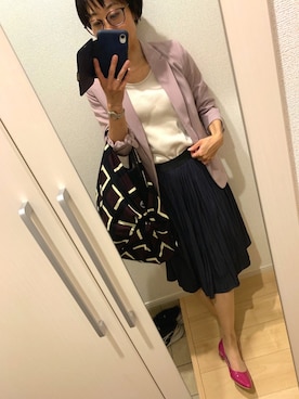 A(￣▽￣)Aさん（レディース・154cm）の夏コーディネート