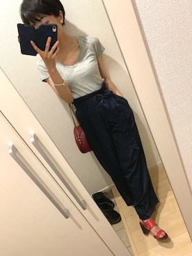 A(￣▽￣)Aさん（レディース・155cm）の夏コーディネート