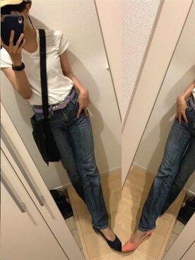 A(￣▽￣)Aさん（レディース・155cm）の夏コーディネート