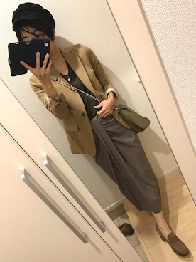 A(￣▽￣)Aさん（レディース・154cm）の秋コーディネート