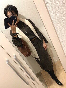 A(￣▽￣)Aさん（レディース・154cm）の秋コーディネート