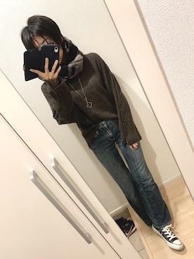 A( ̄▽ ̄)Aさん(レディース・154cm)の秋コーディネート