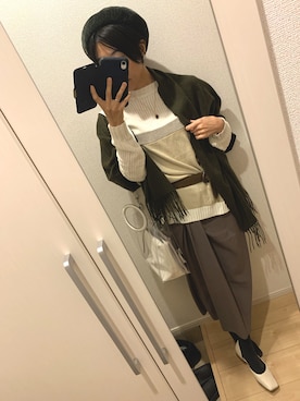 A( ̄▽ ̄)Aさん(レディース・154cm)の冬コーディネート