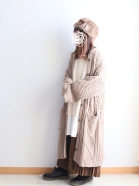 kanaさん（レディース・143cm）の冬コーディネート