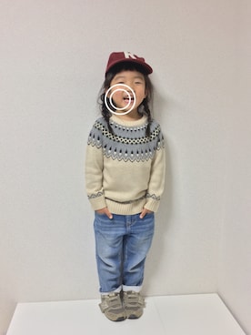 kannaさん(キッズ・100cm)の冬コーディネート