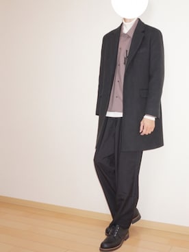 「SHAREEF（シャリーフ）のアイテム（その他）」を使った、みやさん（メンズ・179cm）の冬コーディネート