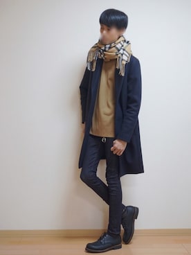 みやさん（メンズ・179cm）の冬コーディネート