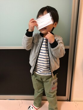 sou...iさん（キッズ・90cm）の冬コーディネート