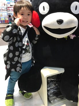 「こどもの日」｜「アイテム（バッグ）」を使った、sou...iさん（キッズ・90cm）の春コーディネート