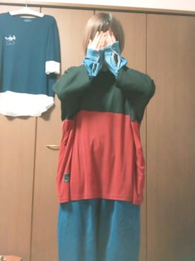 「はらぺこ商店」｜▽水色ノ桃ねこ.さん（レディース・161cm）の春コーディネート