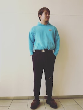 「ユケテン」｜KEITARO AMOさん（メンズ・171cm）の冬コーディネート