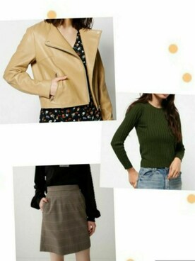 「MOUSSY（マウジー）のアイテム（ノーカラージャケット）」を使った、square-pさん（レディース・152cm）の秋コーディネート