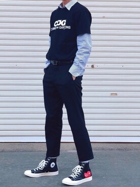 「shiyoh」｜いっささん（メンズ・177cm）の春コーディネート