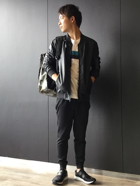 「NEW BALANCE（ニューバランス）のアイテム（雑貨/ホビー）」を使った、NewBalanceGFOさん（メンズ・170cm）の夏コーディネート