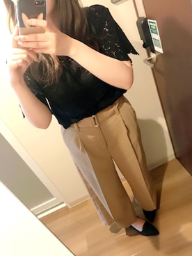 「OZOC（オゾック）のアイテム（バックパック/リュック）」を使った、miiicさん（レディース・161cm）の夏コーディネート