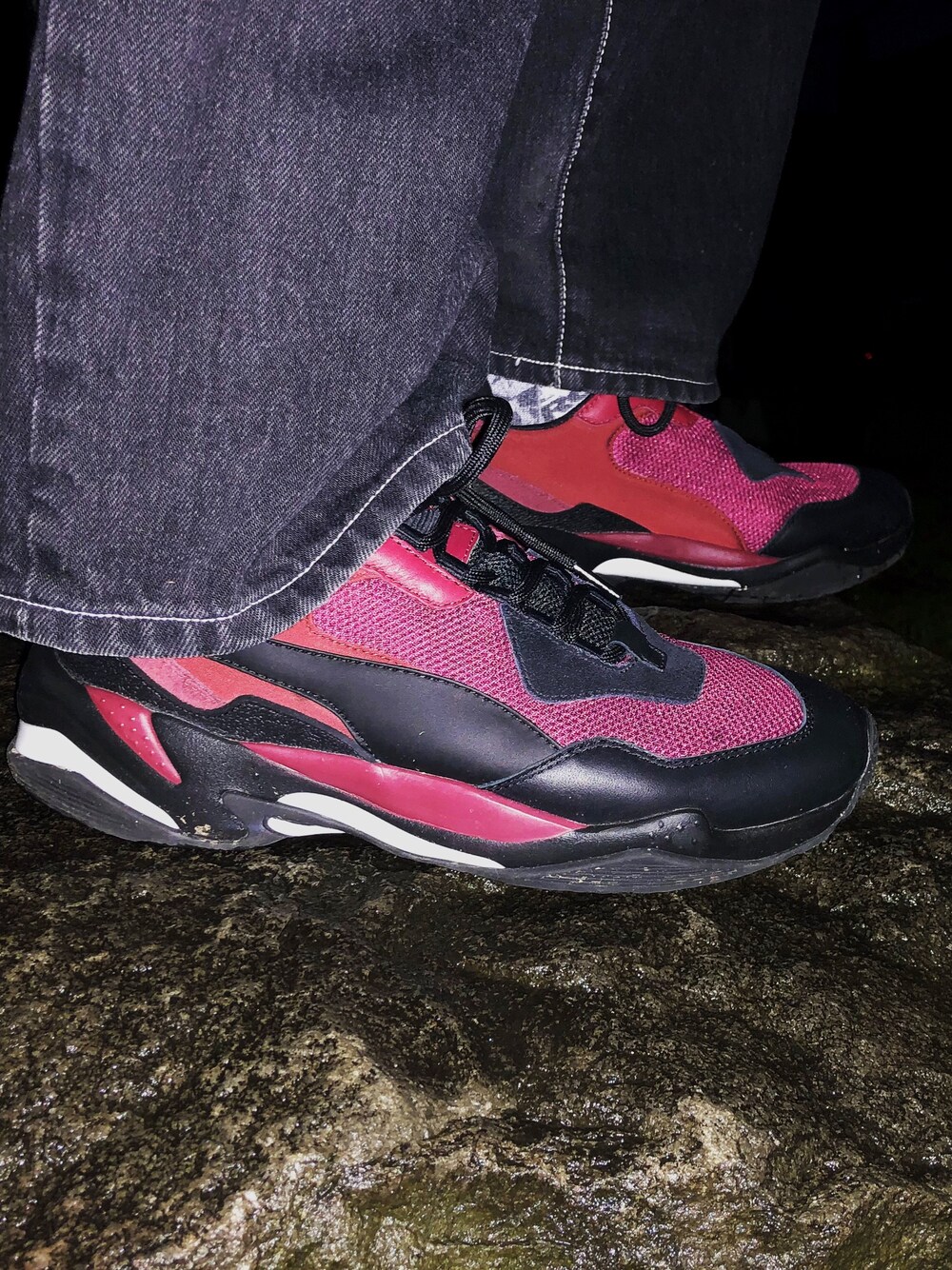 「#PUMA、ダッドシューズ、dadshoes、スニーカー」｜「PUMAのアイテム（スニーカー、その他）」を使った、.jpさん（メンズ・177cm）の秋コーディネートの1枚目の写真