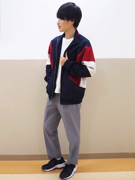 「ハラチ」｜「アイテム（ジャケット/アウター）」を使った、ぼんぽんさん（メンズ・168cm）の冬コーディネート