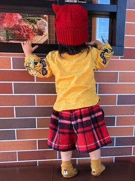 N♡Mさん（キッズ・80cm）の秋コーディネート