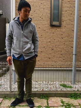 NONさん（メンズ・168cm）の冬コーディネート