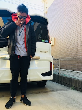 NONさん（メンズ・168cm）の冬コーディネート