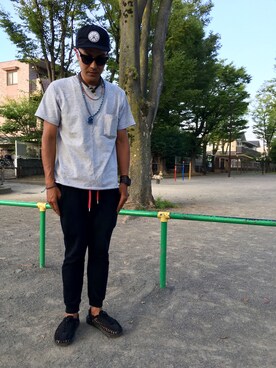 NONさん（メンズ・168cm）の夏コーディネート