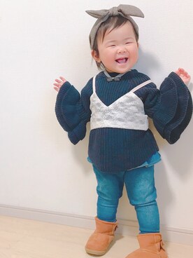 noaさん（キッズ・80cm）の冬コーディネート