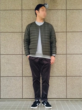 「URBAN RESEARCH Sonny Label（アーバンリサーチサニーレーベル）のアイテム（スウェット）」を使った、YOU39さん（メンズ・178cm）の冬コーディネート