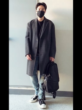 「plac jean（プラックジーン）のアイテム」を使った、jangdaehari 🇰🇷 さん（メンズ・170cm）の冬コーディネート