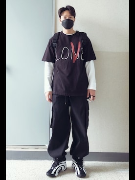 「VLONE（ヴィーロン）のアイテム」を使った、jangdaehari 🇰🇷 さん（メンズ・170cm）の春コーディネート
