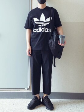 Adidas アディダス のtシャツ カットソーを使った人気ファッションコーディネート 地域 韓国 Wear