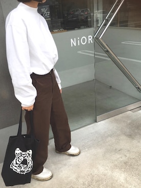 マメ子さん（レディース・164cm）の秋コーディネート