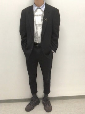 「オルチャンファッション」｜明日葉さん（メンズ・170cm）の春コーディネート