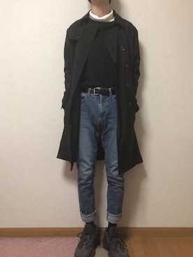 「オルチャンファッション」｜「アイテム（スウェット）」を使った、明日葉さん（メンズ・170cm）の冬コーディネート