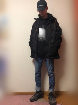 明日葉さん(メンズ・168cm)の冬コーディネート