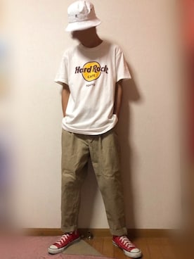 「ハイカット」｜明日葉さん（メンズ・168cm）の秋コーディネート