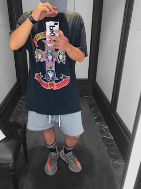 「hawaii」｜「アイテム（アクセサリー）」を使った、@.T.Iさん（メンズ・168cm）の秋コーディネート