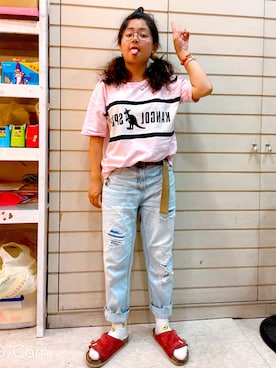 「ET BOITE（エボワット）のアイテム」を使った、Douさん（レディース・152cm）の夏コーディネート