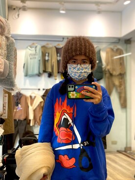 「AES（エーイーエス）のアイテム」を使った、Douさん（レディース・152cm）の冬コーディネート